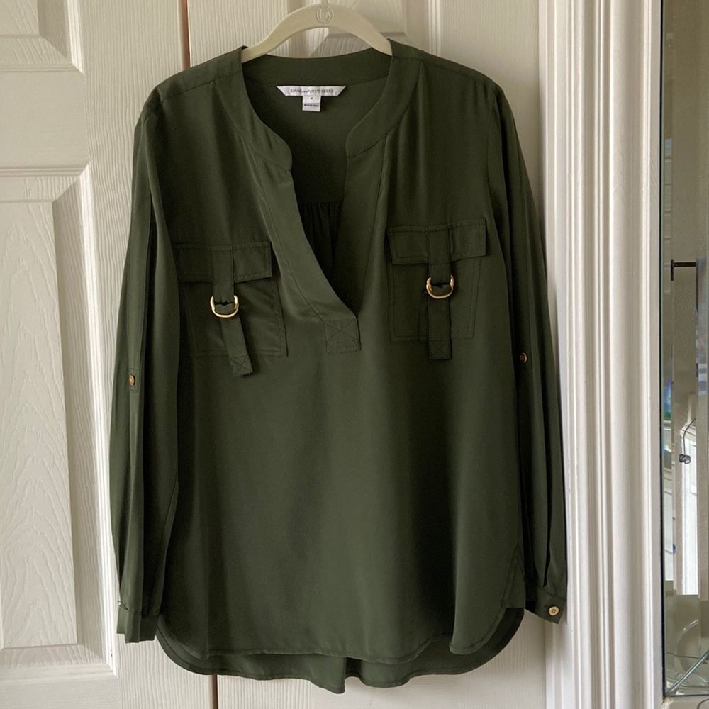 Diane von Furstenberg silk blouse